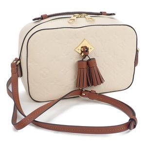 Louis Vuitton Monogram Emplant Saintonge Shoulder Bag Creme Caramel